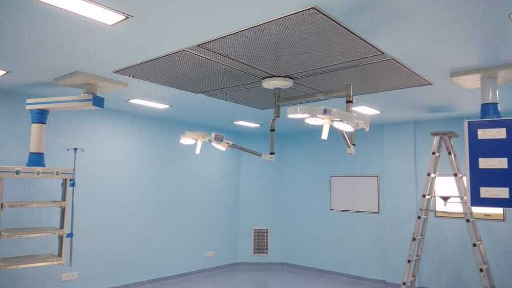 Ceiling Mounted Laminar Flow - Color: White