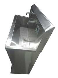 Surgical Scrub Stations - Color: Silver