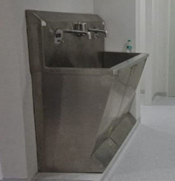 Surgical Scrub Stations - Color: Silver