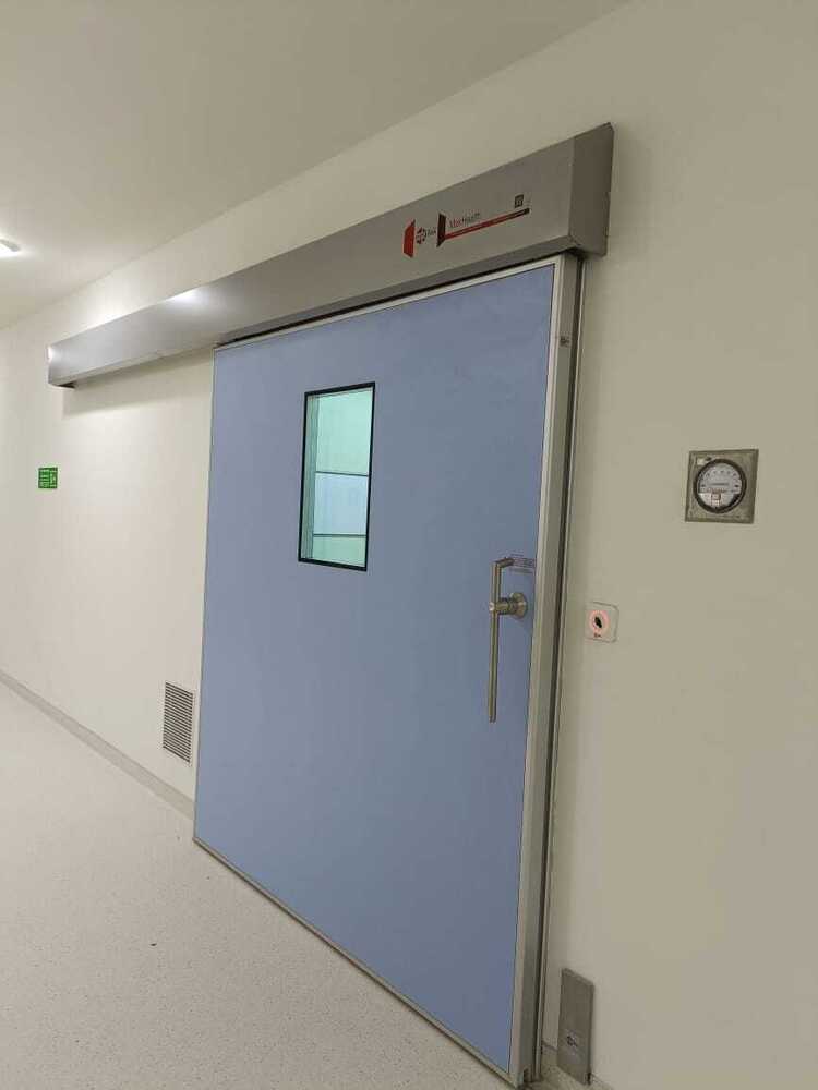 Hermetically Sealed Sliding Doors - Color: Blue