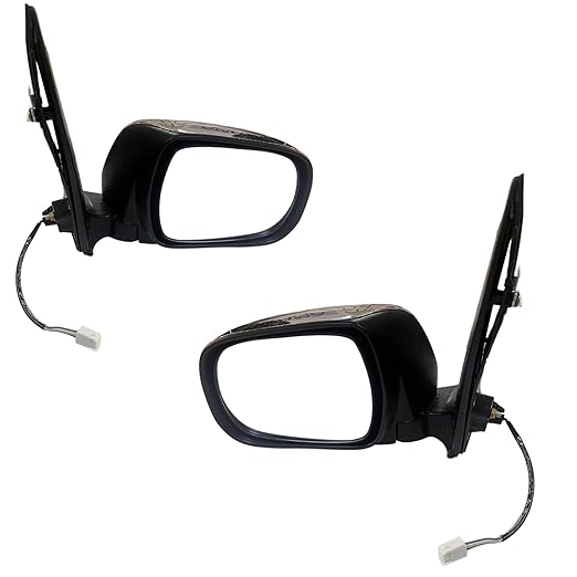 Door/Side Mirror for Toyota Innova Motorised  CHROME with coupler