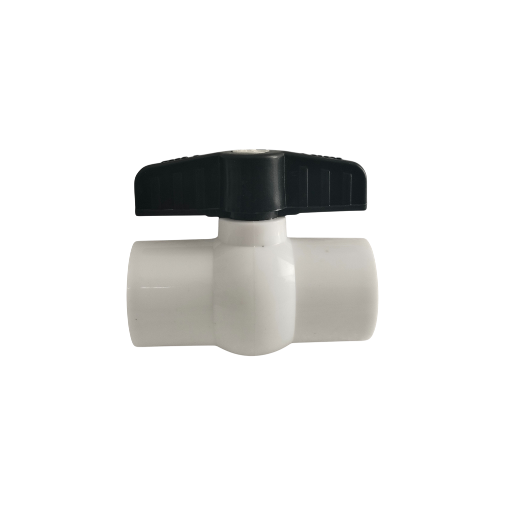 White Pp Ball Valve Short Handle - Application: Water And Agriculture