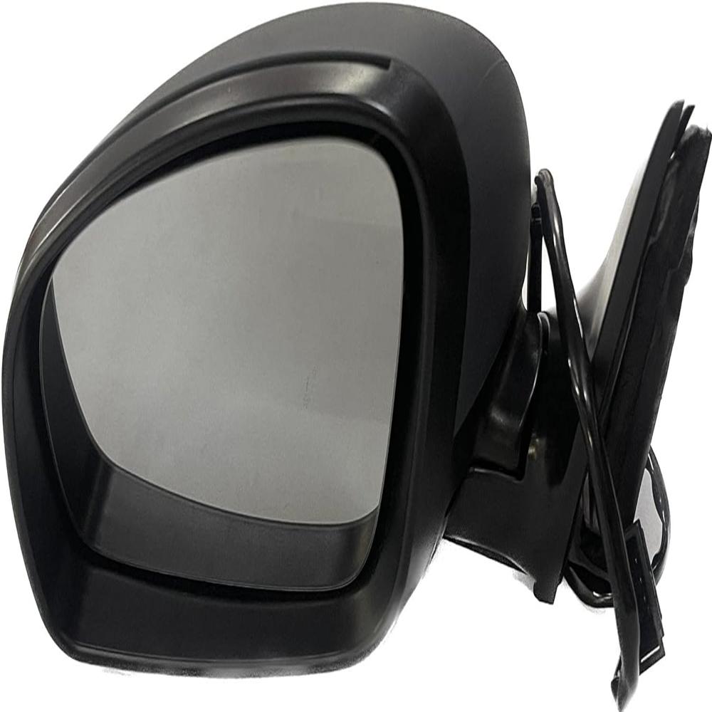 K D Side/Door Mirror for Skoda Fabia Motor Without Indicator(Black) with coupler