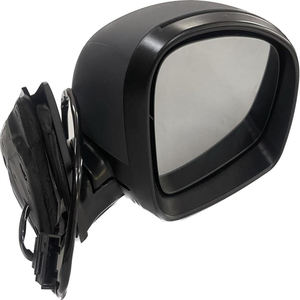 K D Side/Door Mirror for Skoda Fabia Motor Without Indicator(Black) with coupler