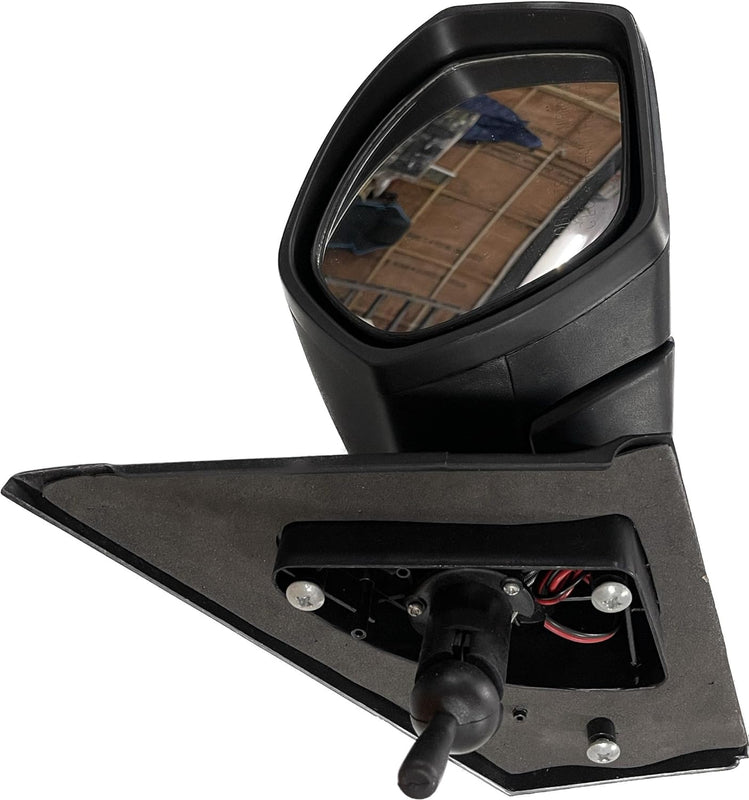 K D Side/Door Mirror for Tata Zest/Bolt VX Indicator (Black) with coupler