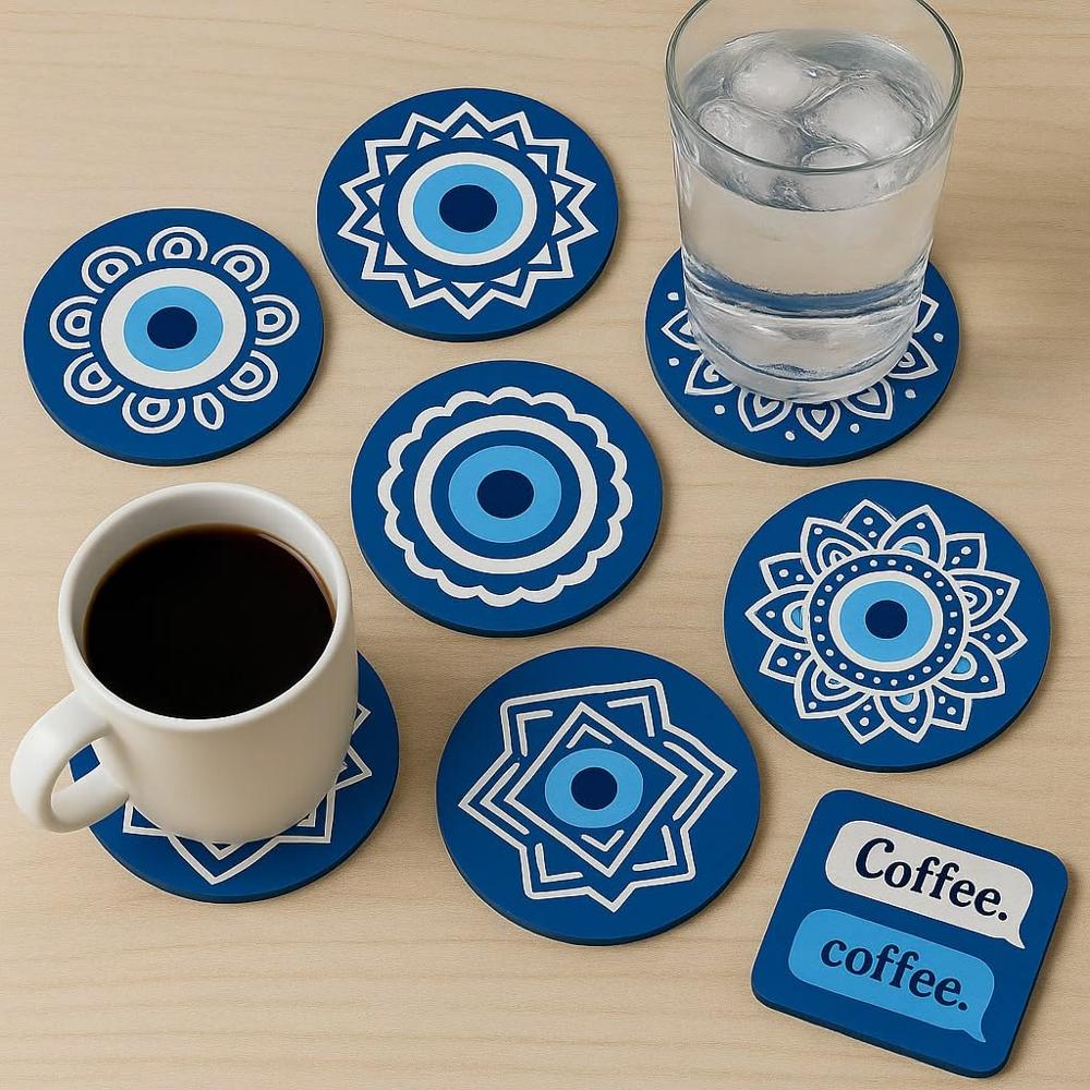 Custom Acrylic And Mdf Coasters With Uv Printing Manufacturer - Color: As Per Requirement