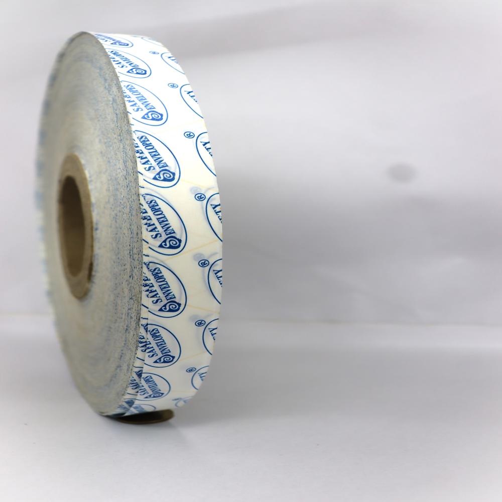 Release coated paper Logo printed