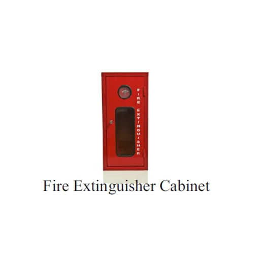 Fire Extinguisher Cabinet - Color: Red