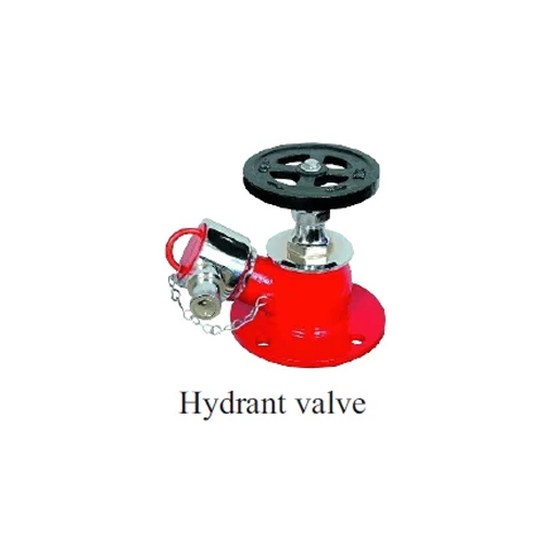 Mild Steel Fire Hydrant Valve - Color: Red