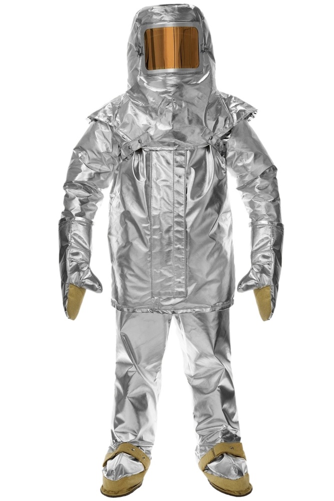 Fire Proximity Safety Suit - Color: Silver