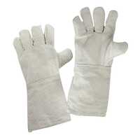 White Heat Resistant Hand Gloves