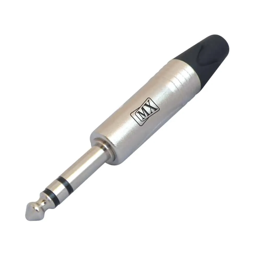 MX 6.35 MM P-38 STEREO MALE CONNECTOR HEAVY DUTY