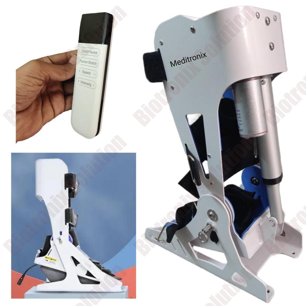 Automatic Ankle CPM With Soft Straps For Comfortable Therapy Support