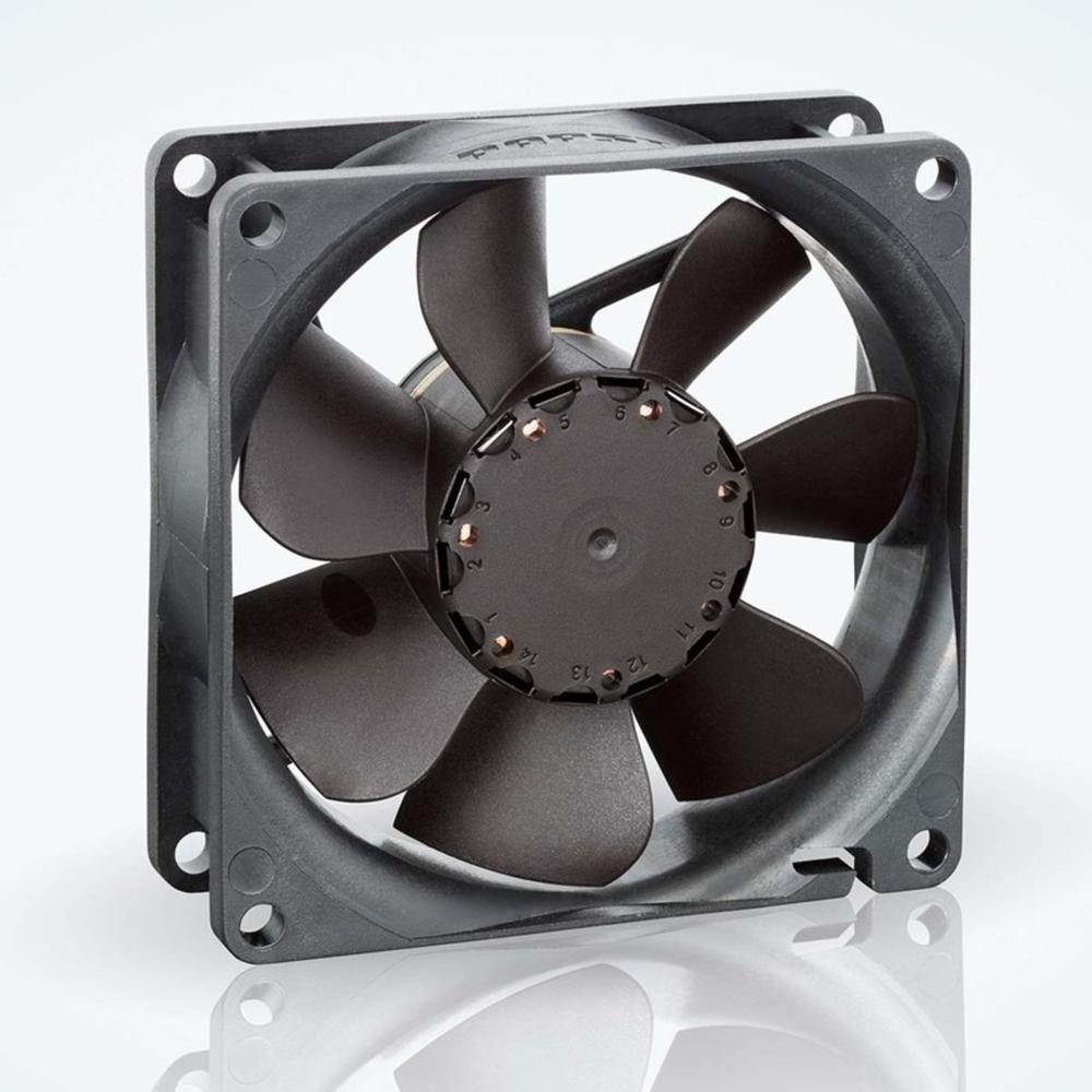 EBM PAPST 8414 N/2HP 24V DC 2.6W 8025mm 109mA 4pin Ball Bearing Industrial Axial Cooling Fan