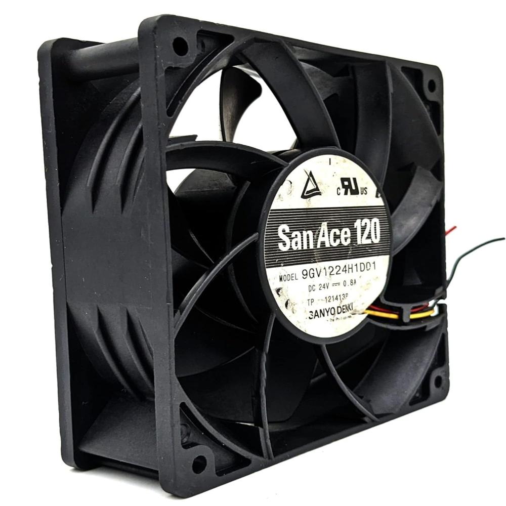 SANACE 9GV1224H1D01 12038mm 24V DC 0.8A 5200RPM Industrial Brushless Air Axial Cooling Fan 