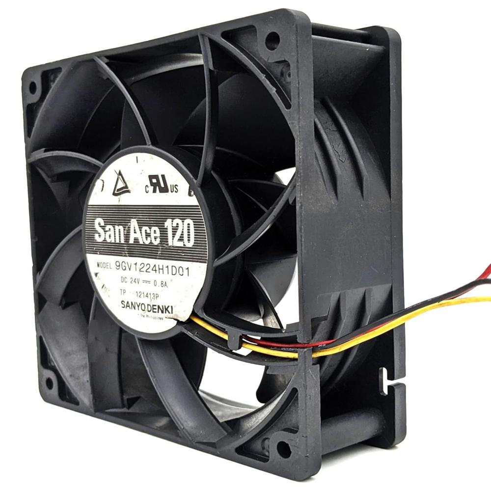 SANACE 9GV1224H1D01 12038mm 24V DC 0.8A 5200RPM Industrial Brushless Air Axial Cooling Fan 