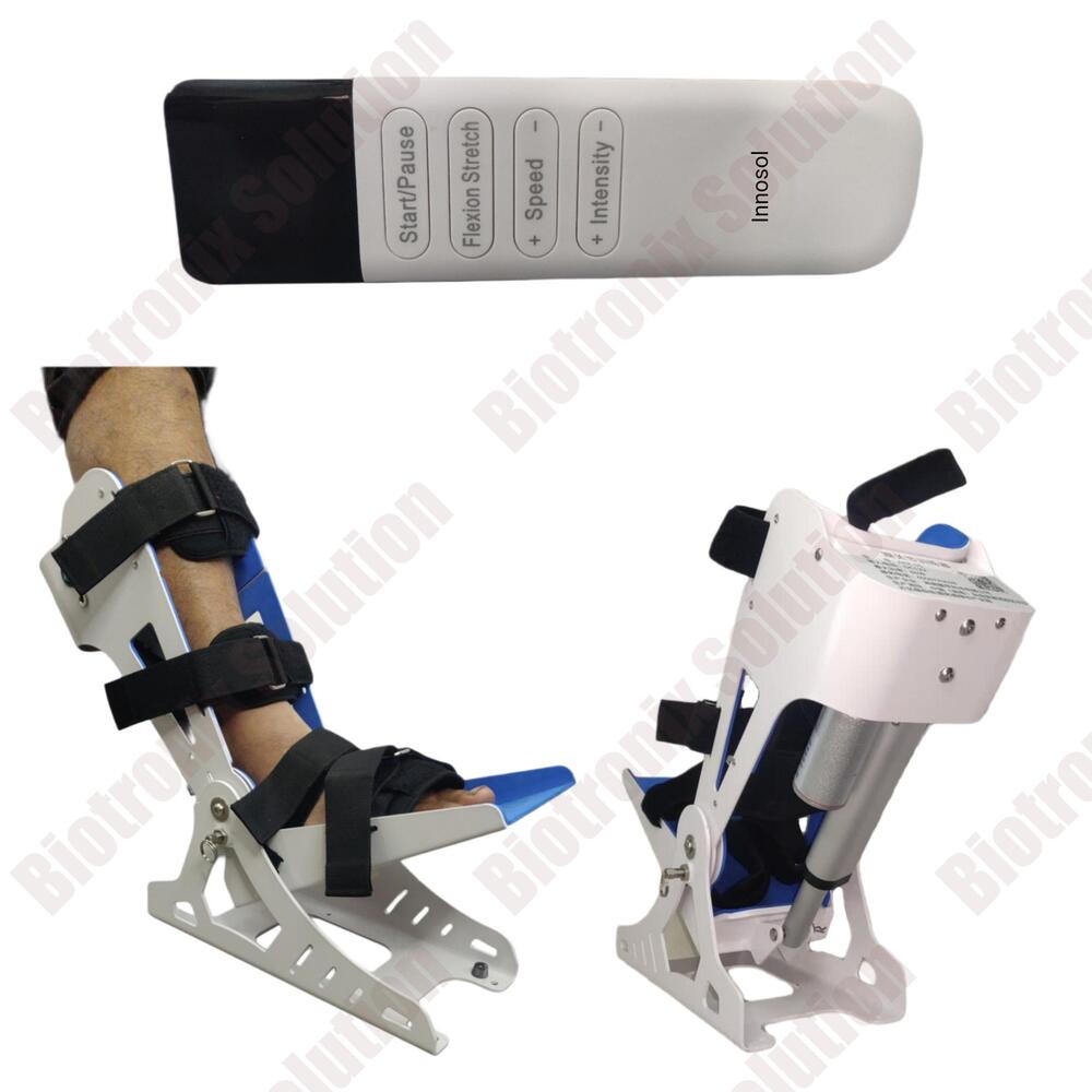 Automatic Ankle CPM With Soft Straps For Comfortable Therapy Support