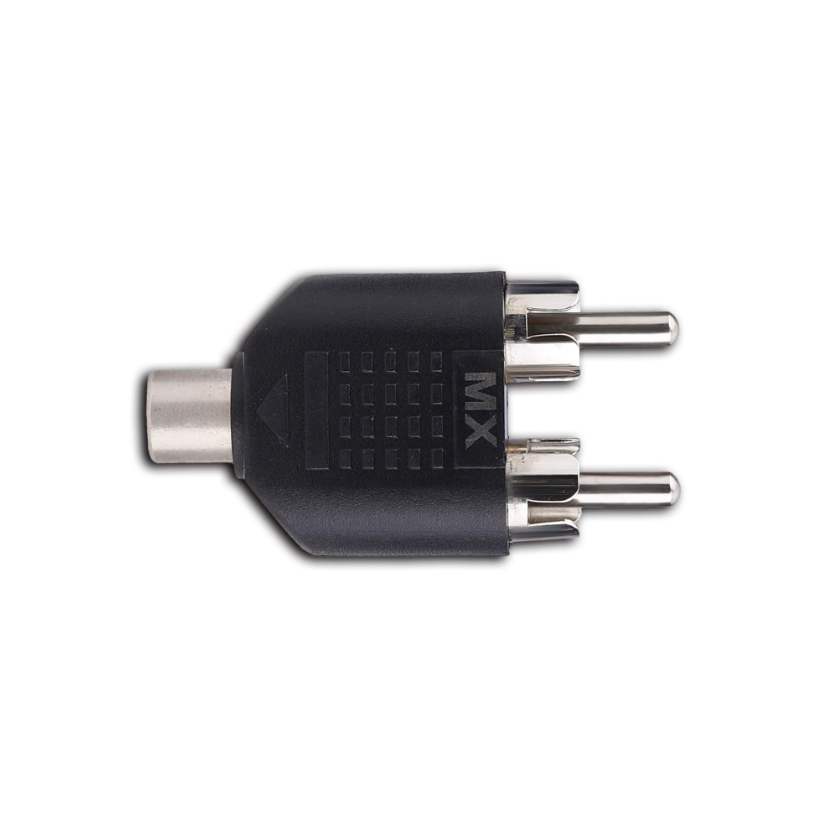 MX 2 RCA Male to EP Stereo Female 3.5mm Connector