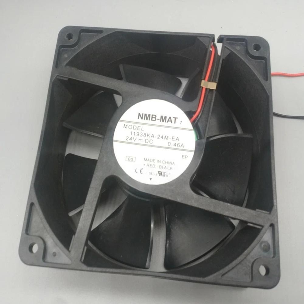 NMB-MAT 11938KA-24M-EA 24V DC 0.46A 11938mm Ball Bearing Industrial Axial Cooling Fan 