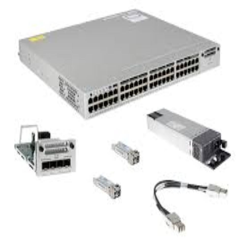 Cisco Switch 3850-48f-e - Cable Length: Standard Ethernet Cable Up To 100 Meters Meter (M)