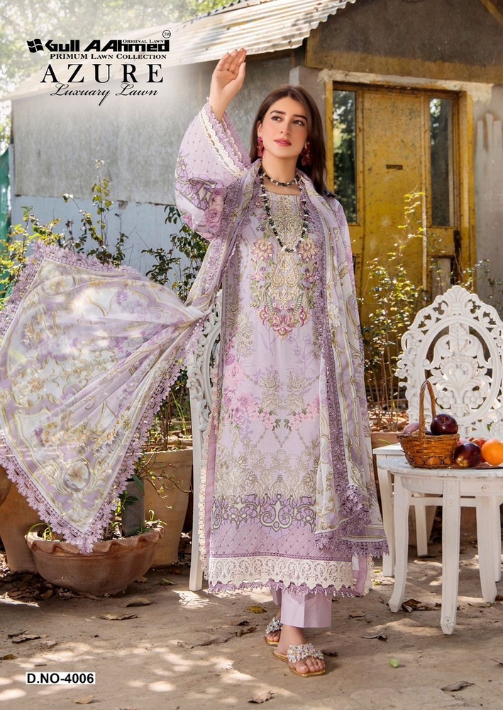 Gullahmed Azure Vol-4  Karachi Dress Material