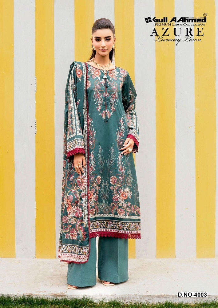 Gullahmed Azure Vol-4  Karachi Dress Material