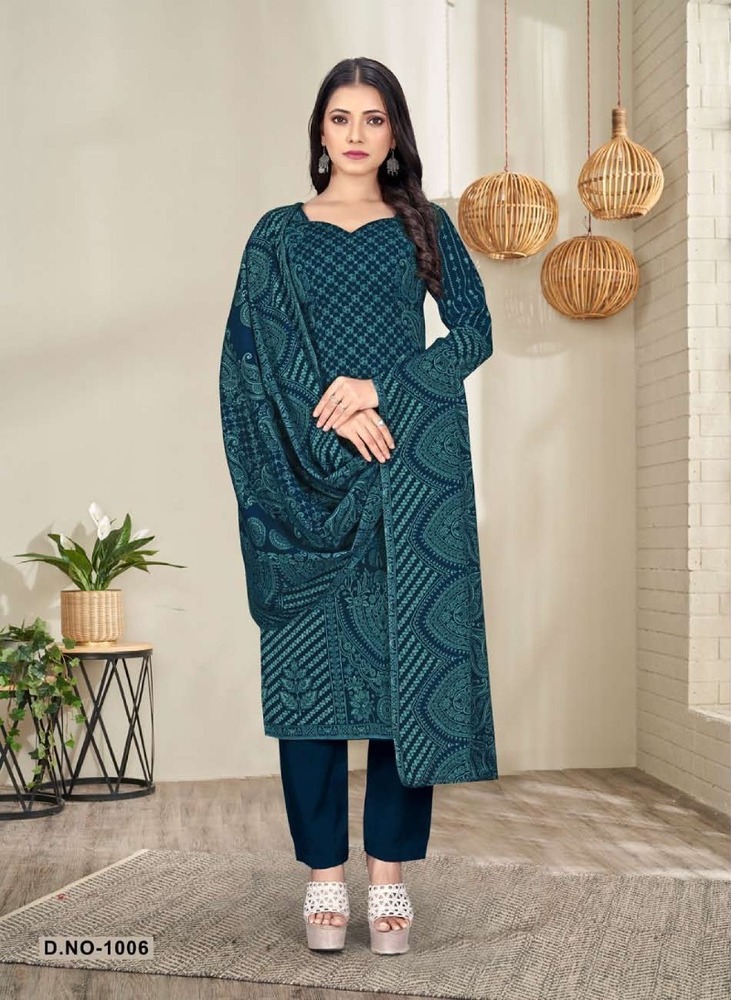 Sat Kashmira Shwal Suit Vol-7 Dress Material