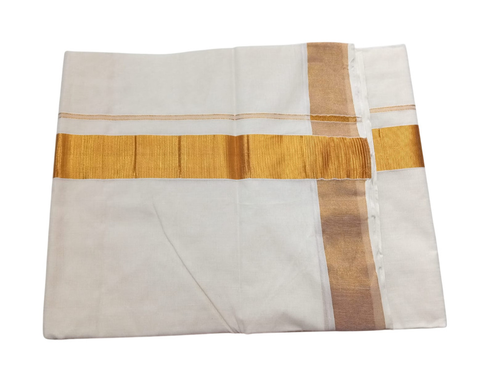2X2 Kerala Kasavu Saree