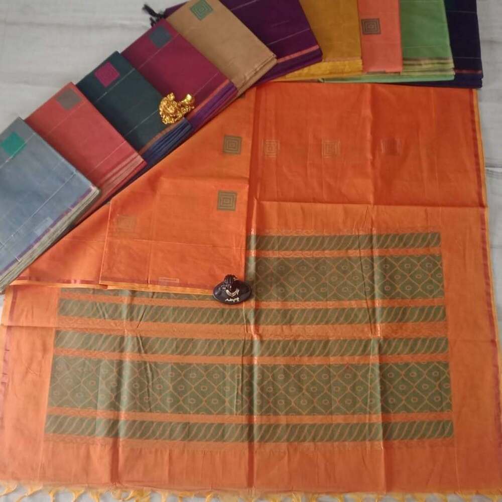 Cotton Silk Saree - Color: Different Available
