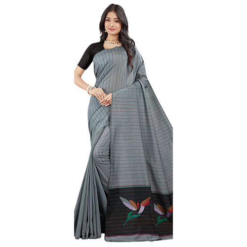 Kingfisher-6023 Cotton Saree - Color: Different Available