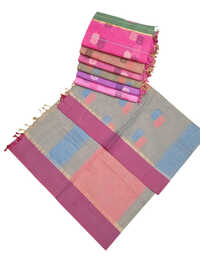 Ladies Pure Cotton Sarees - Color: Different Available