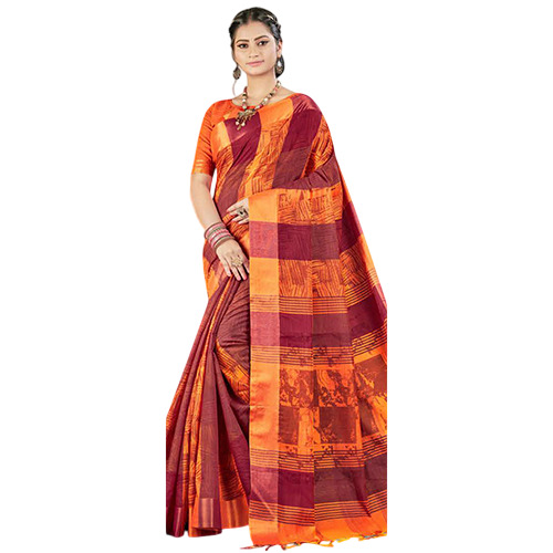 Preethi-723 Cotton Saree - Color: Different Available