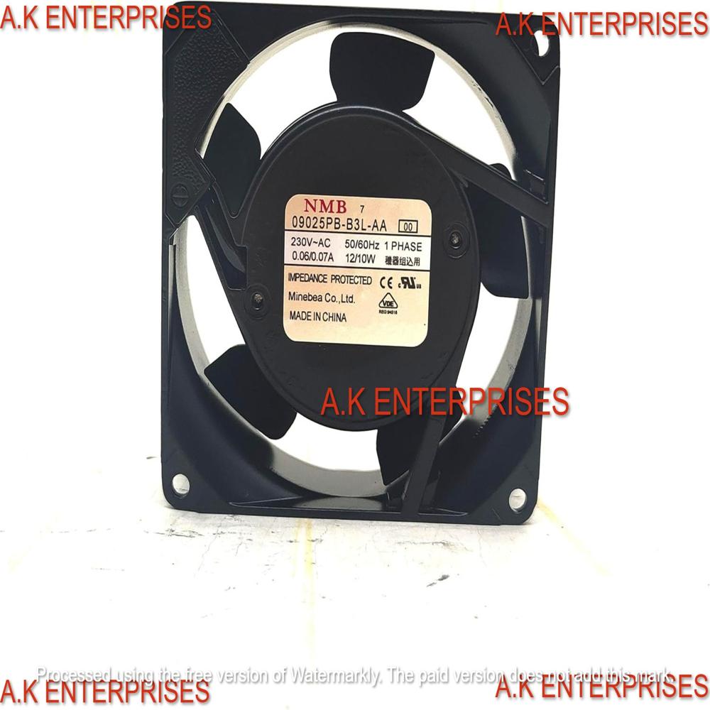 NMB MAT 09025PB-B3L-AA AC230V 0.06/0.07A 12W 9025mm Industrial Silent Cabinet Axial Cooling Fan 