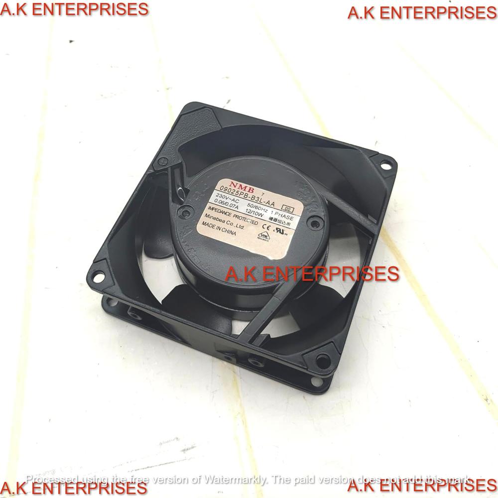 NMB MAT 09025PB-B3L-AA AC230V 0.06/0.07A 12W 9025mm Industrial Silent Cabinet Axial Cooling Fan 