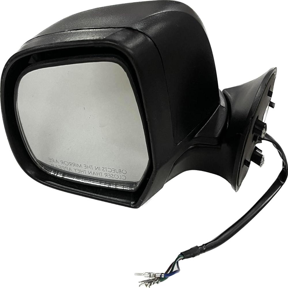 K D Side/Door Mirror for Renault Duster/Verito/Terrano Motor With coupler (Black)