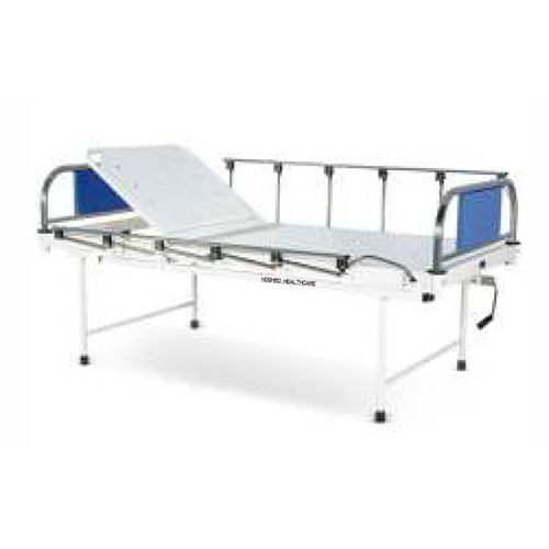 HHC-009 Manually Operated Semi Fowler Bed with Collapsible Railing