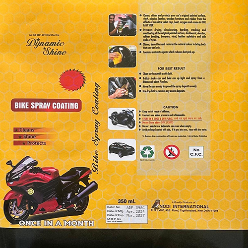 Bike Spray Coating - Features: Easy To Use