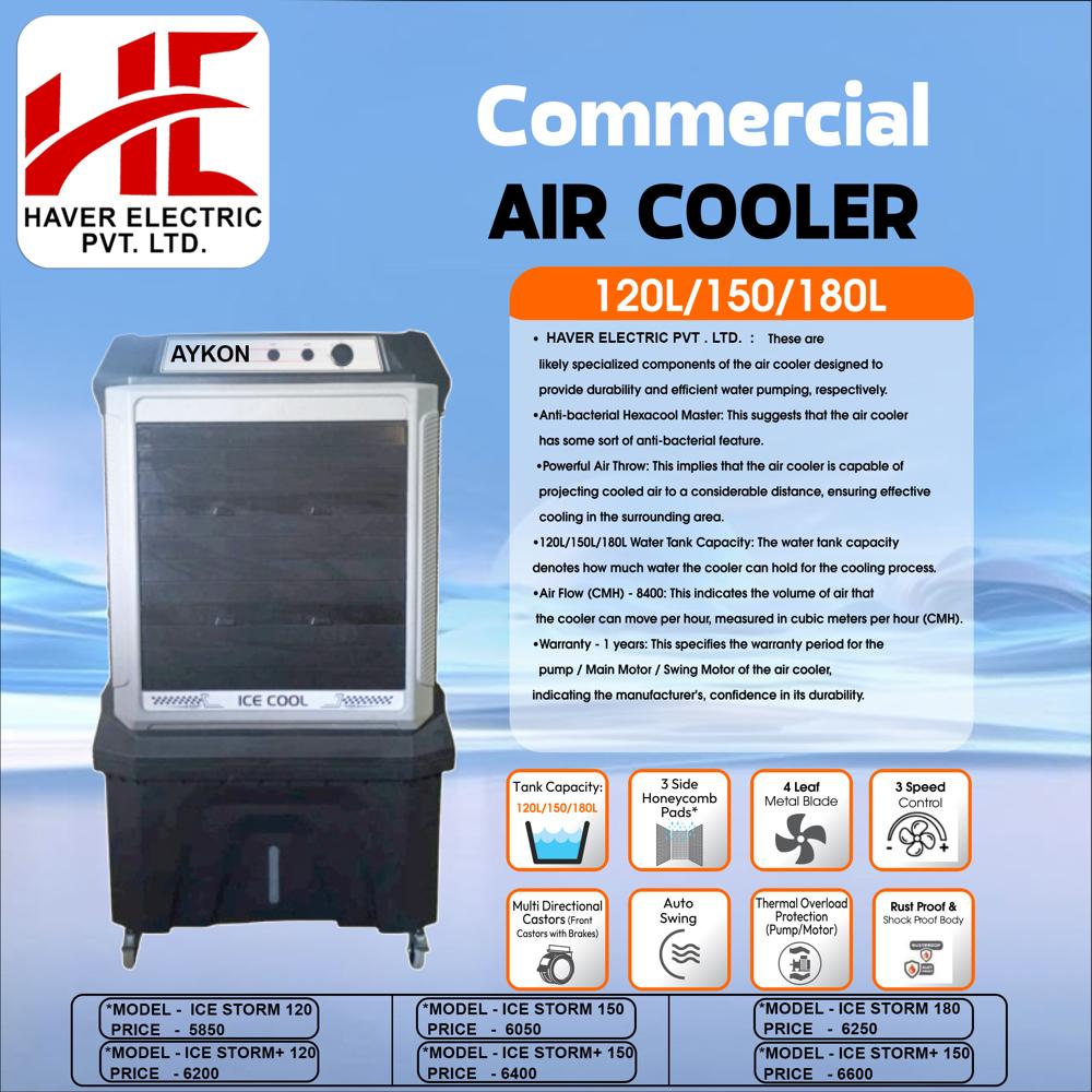 Gloster Air Cooler - Color: White