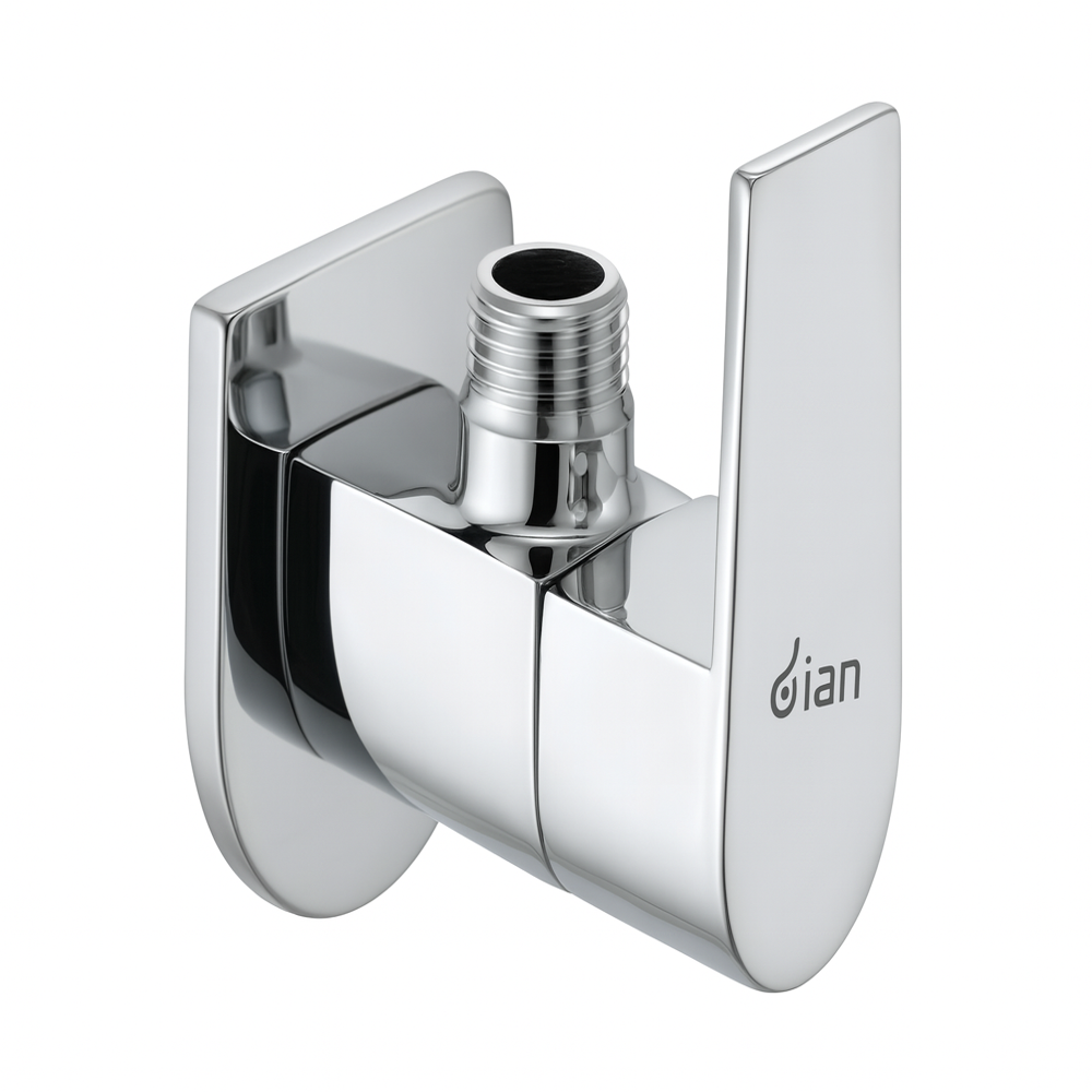 Ari-9006 Aria Brass Angle Valve - Color: Silver
