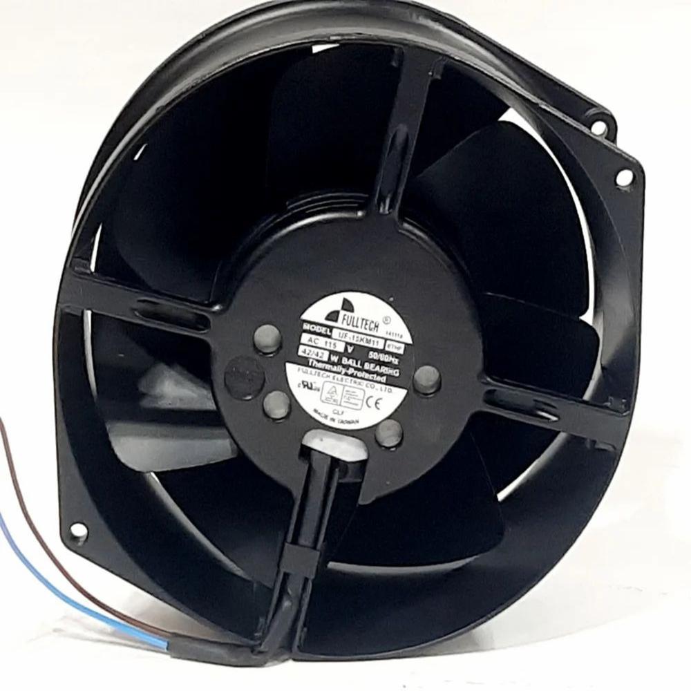 FULLTECH UF-15KM11 BWH 115V AC 42/42W 2-Wire 17255mm Ball Metal Industrial Axial Cooling Fan