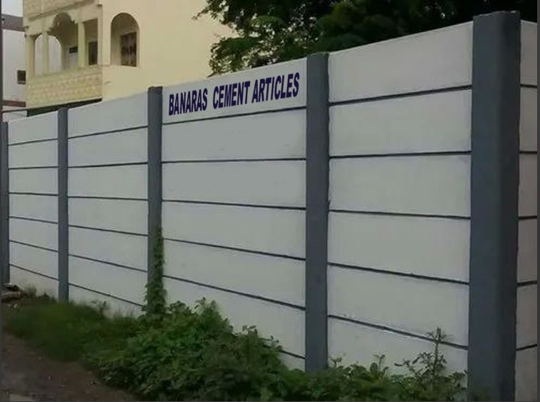 Precast Cement Boundary Wall - Color: Different Available