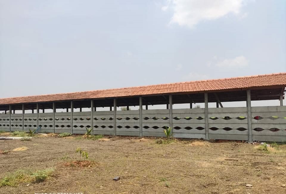 Cement Security Wall - Color: Different Available