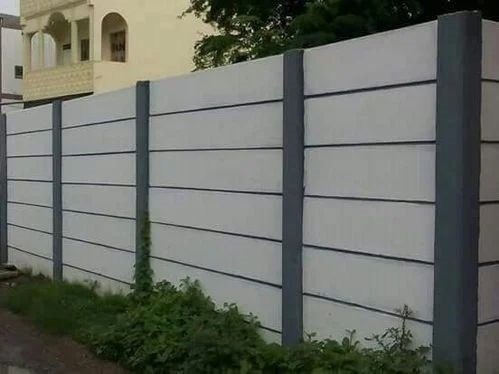 Simple Cement Boundary Wall - Color: Different Available