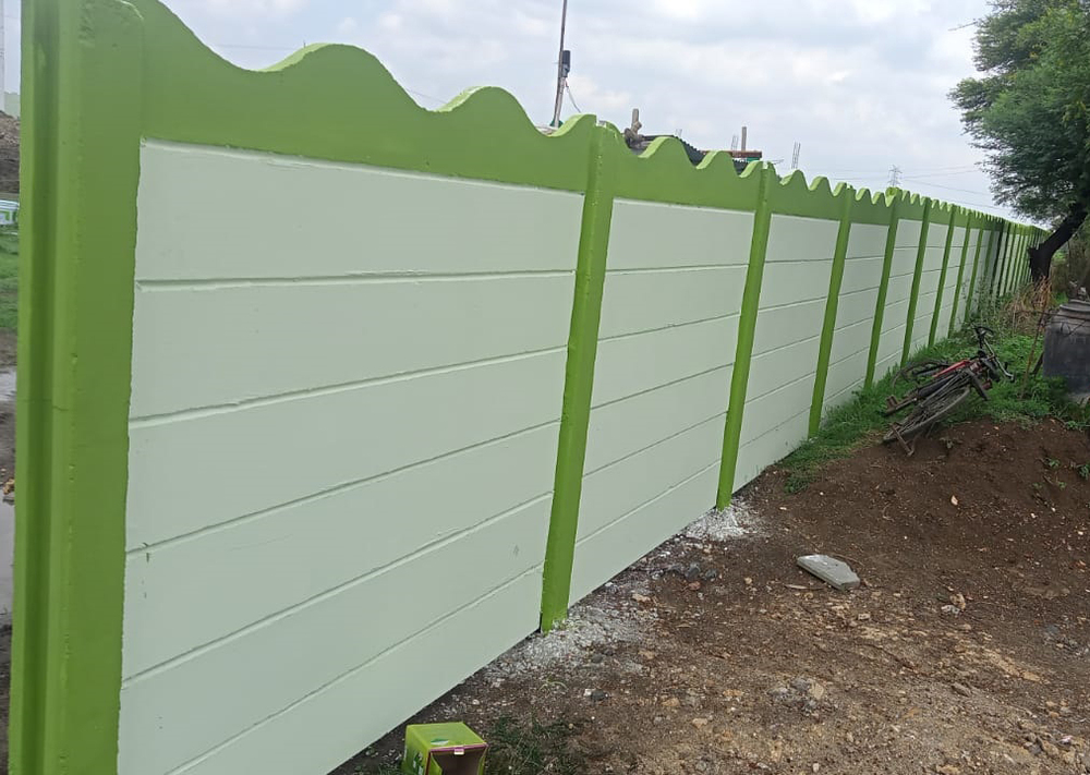 Standard Height Cement Wall - Color: Different Available