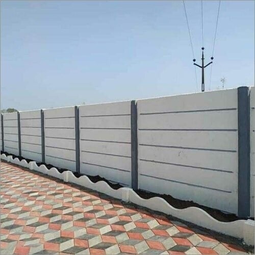 Cement Property Boundary Wall - Color: Different Available