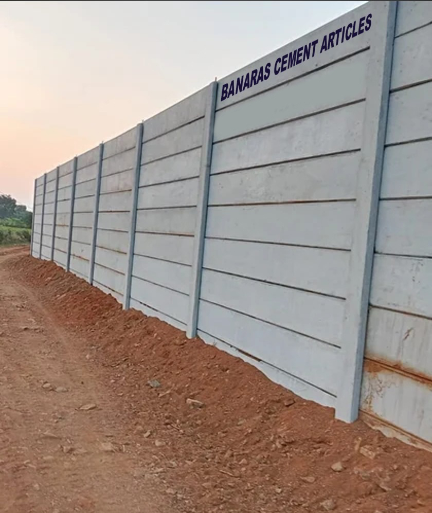 Cement Surface Boundary Wall - Color: Different Available