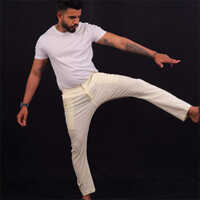 White Cotton Sleep Bottoms Pyjama