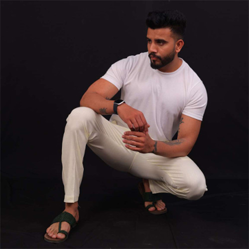 Soft Touch White Bottoms Pyjama