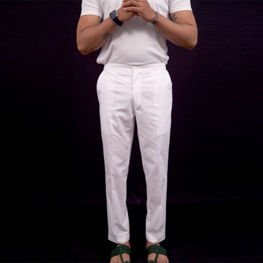 Mens Cotton Satin Lycra Payjama - Cotton Satin Lycra Material, S To 2Xxl Size | Comfortable Relaxed Fit - Age Group: Adult