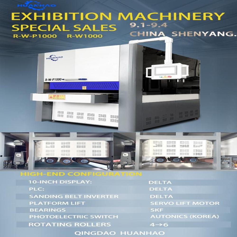 Wide belt Sanding and edge deburring machine